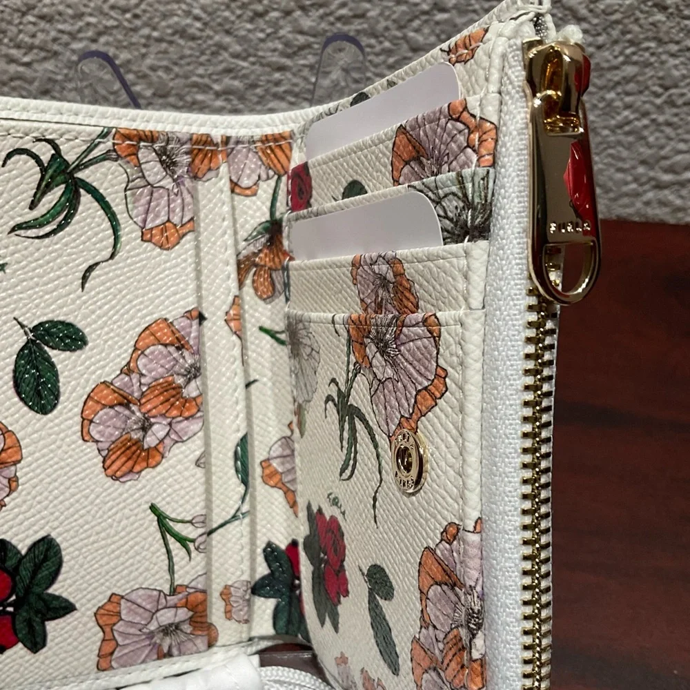 Furla Toni Talco Floral‎ Leather Wallet